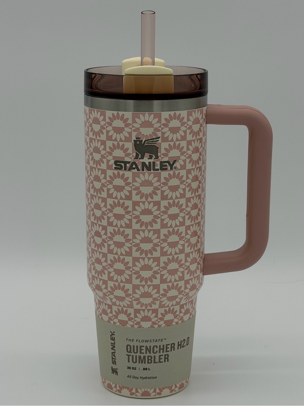 Stanley 30 oz Quencher H2.0 FlowState Tumbler | Peach Whip Sunflower